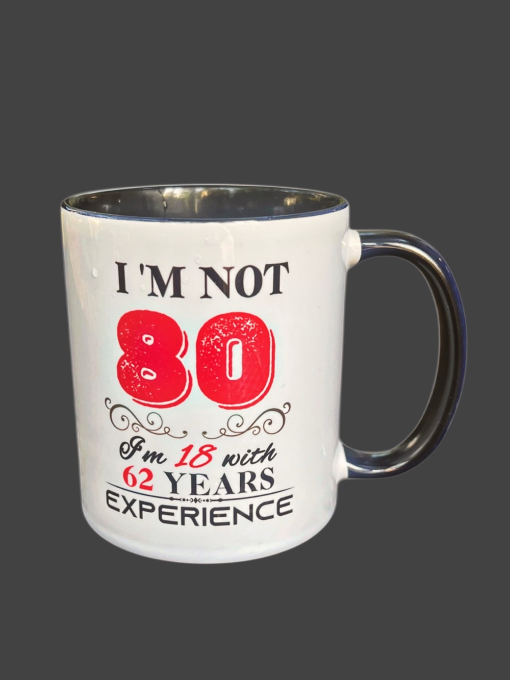 80th Birthday 12 oz Novelty Gift Mug